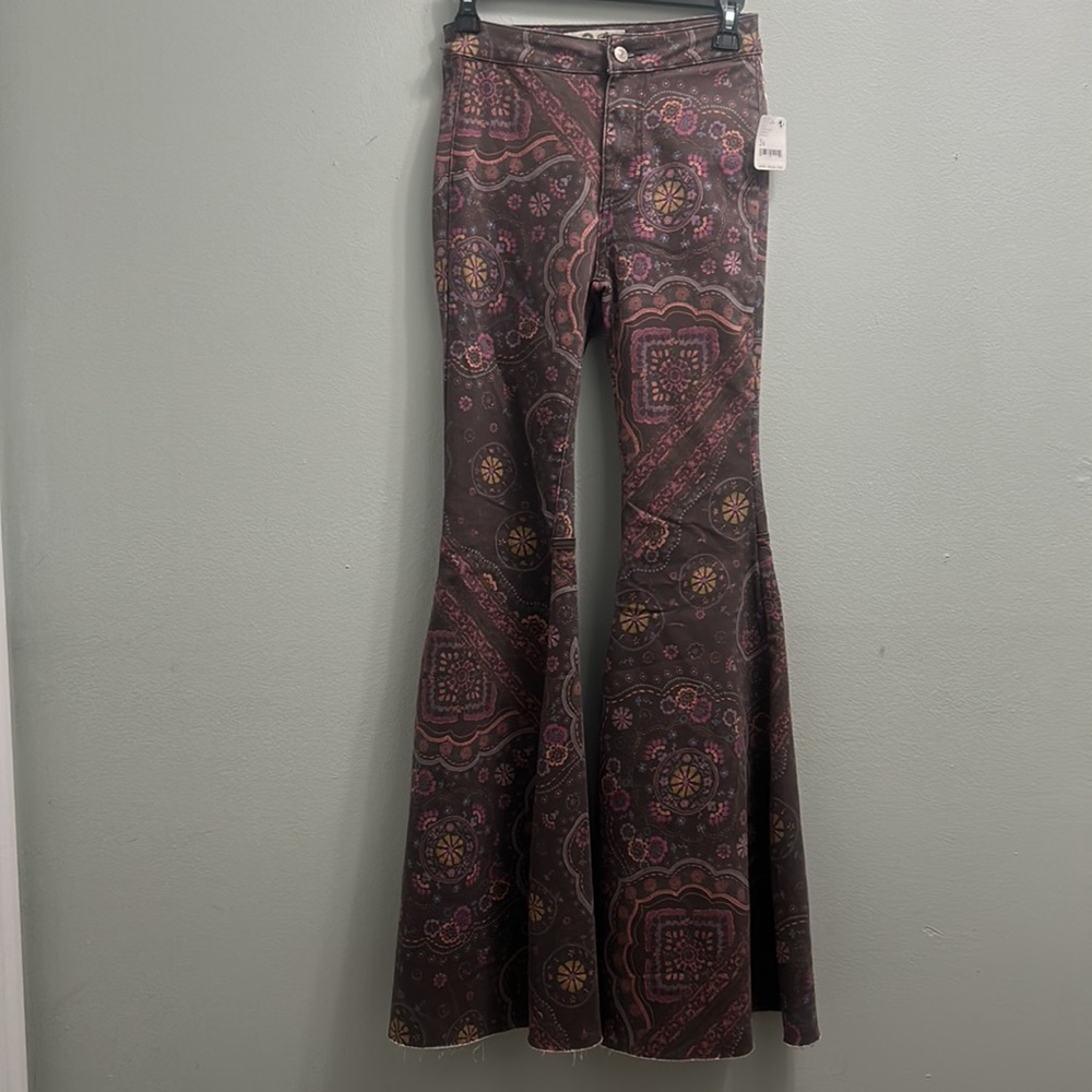 COPY - NWT FREE PEOPLE JUST FLOAT ON FLARE- GEO CHOCOLATE COMBO - Picture 6 of 12